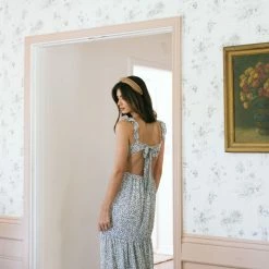 Lush Fatima Tie Back Dress