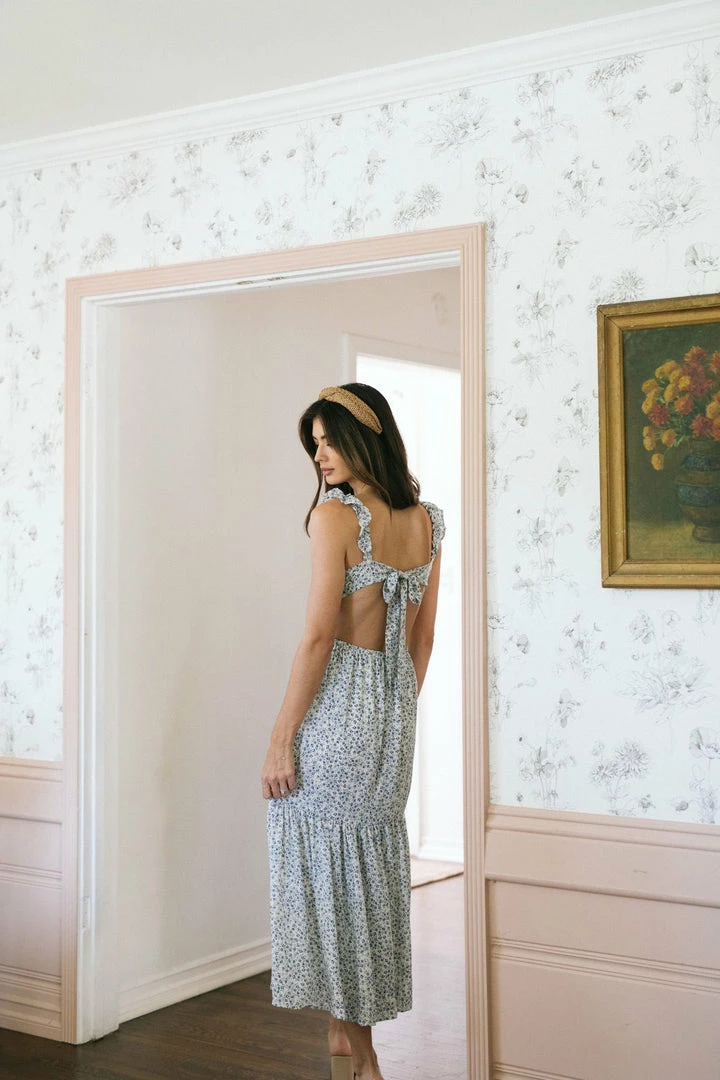 Lush Fatima Tie Back Dress