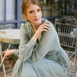 Morning Lavender Best Sellers Chloe Wrap Maxi Dress