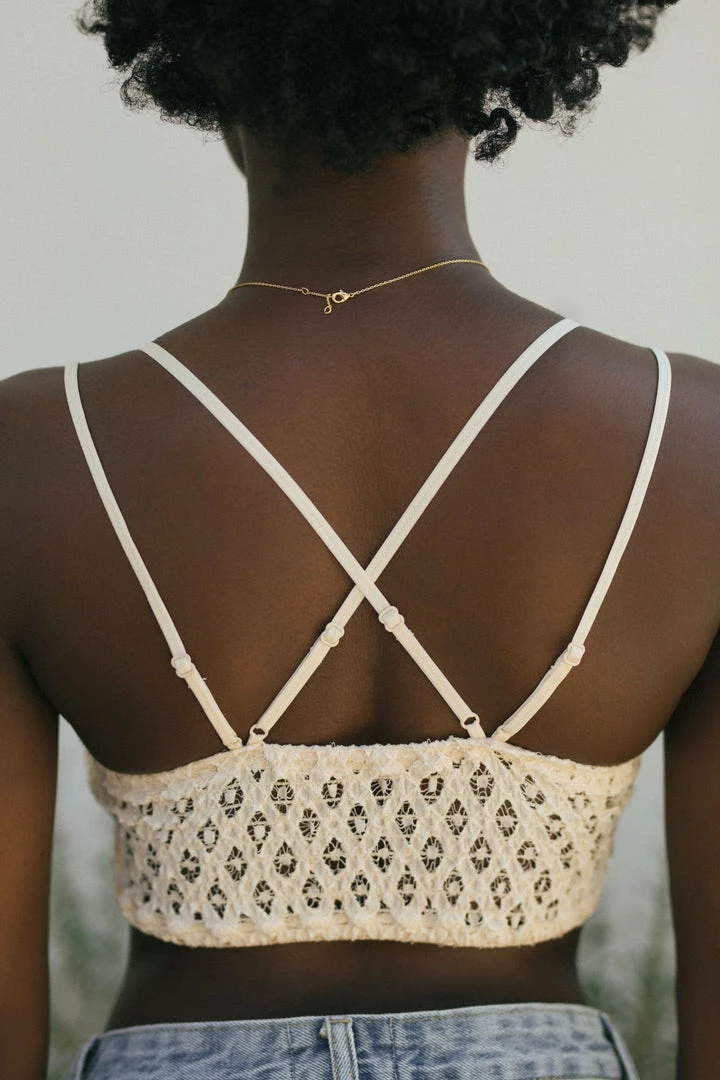 Anemone Clothing Elina Scalloped Lace Bralette