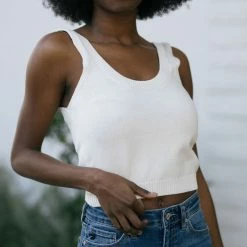 Hyfve Basics Sally Cropped Knit Tank