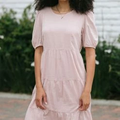 Listicle Birdie Tiered Midi Dress