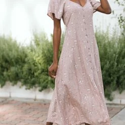 Final Touch Rosa Buttoned Midi Dress Clothing