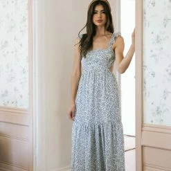 Lush Fatima Tie Back Dress