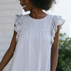 In Loom Tania Pintuck Pleated Blouse