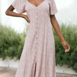 Final Touch Rosa Buttoned Midi Dress Clothing