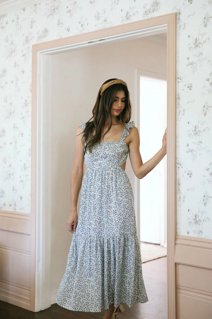 Lush Fatima Tie Back Dress