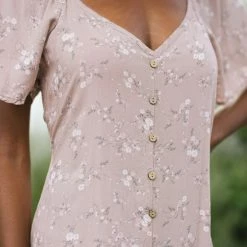 Final Touch Rosa Buttoned Midi Dress Clothing