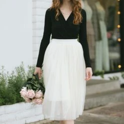 Final Touch Basics Joanna Surplice Long Sleeve Bodysuit