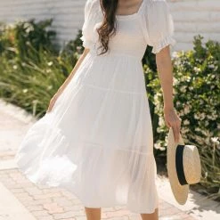 Mittoshop Madison Dotted Midi Dress Best Sellers