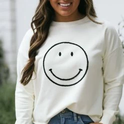 Newbury Kustom Jolene Happy Crew Neck Clothing