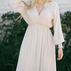 Wishlist Maternity Friendly Linda V-Neck Maxi Dress