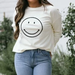 Newbury Kustom Jolene Happy Crew Neck Clothing