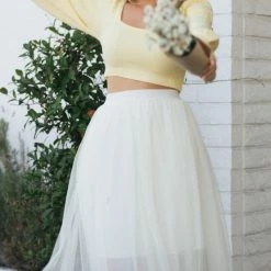 Mimosa Gloria Puff Sleeve Sweater Maternity Friendly