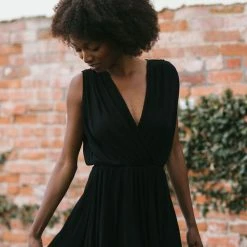 Final Touch Sia Crinkled Surplice Romper