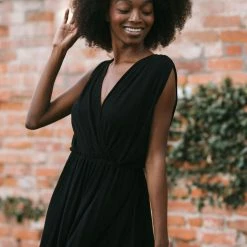 Final Touch Sia Crinkled Surplice Romper