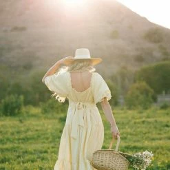 & Merci Best Sellers Paige Puff Sleeve Tiered Midi Dress