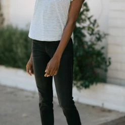 Hyfve Basics Sheila Scoop Neck T-Shirt