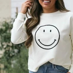 Newbury Kustom Jolene Happy Crew Neck Clothing