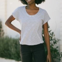 Hyfve Basics Sheila Scoop Neck T-Shirt