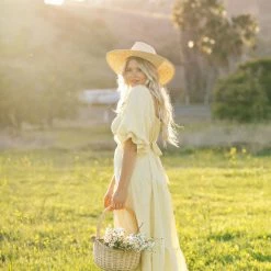 & Merci Best Sellers Paige Puff Sleeve Tiered Midi Dress