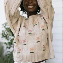 In Loom Clothing Melrose Embroidered Sweater