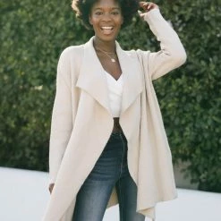 In Loom Spencer Lapel Knit Cardigan