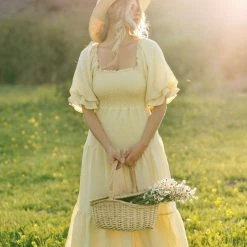 & Merci Best Sellers Paige Puff Sleeve Tiered Midi Dress