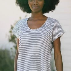 Hyfve Basics Sheila Scoop Neck T-Shirt