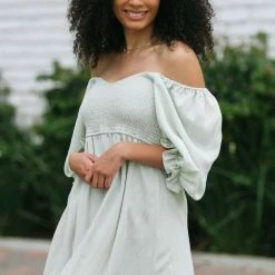 Mittoshop Blake Smocked Mini Dress