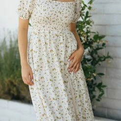 Sundayup Clarissa Puff Sleeve Midi Dress Best Sellers