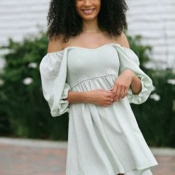 Mittoshop Blake Smocked Mini Dress