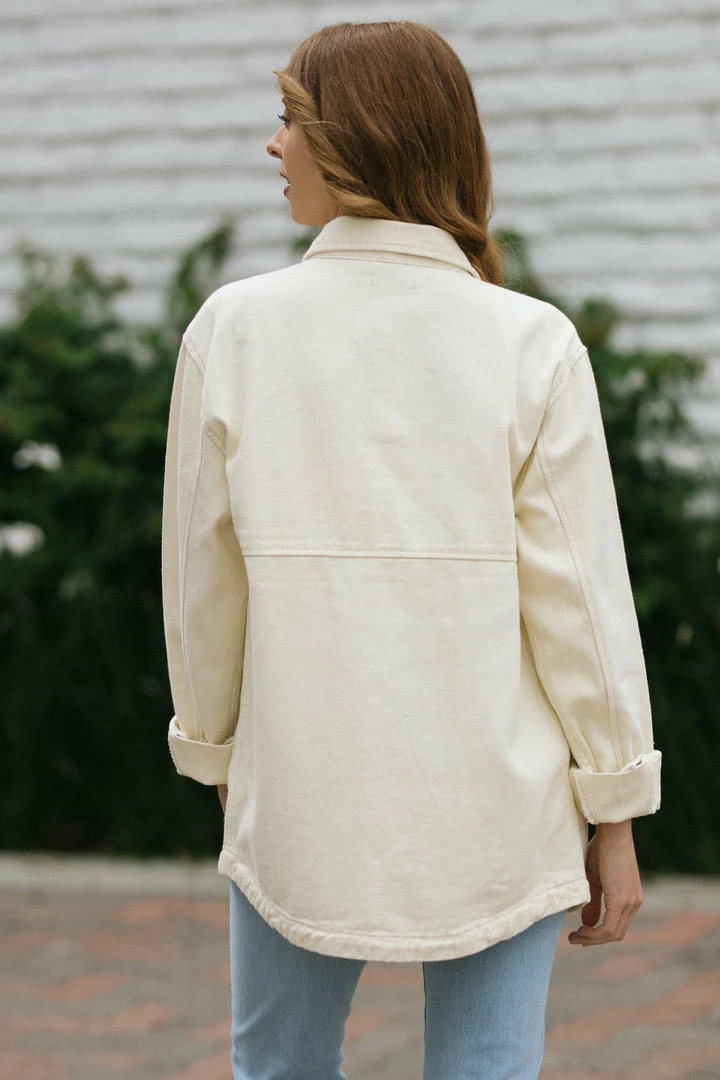 Papermoon Kacey Buttoned Shirt Jacket Clothing