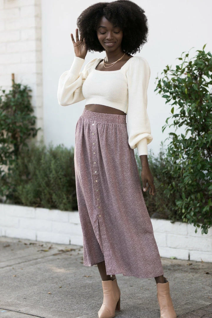 Mimosa Gloria Puff Sleeve Sweater Maternity Friendly