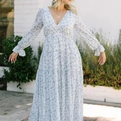Aakaa Best Sellers Kelsey Long Sleeve Maxi Dress