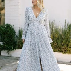 Aakaa Best Sellers Kelsey Long Sleeve Maxi Dress