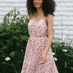 Lush Carmen Pleated Cami Dress Clothing