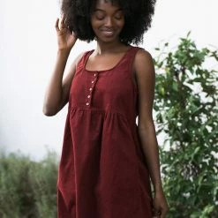 Wishlist Clothing Hayden Corduroy Babydoll Dress