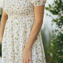 Sundayup Clarissa Puff Sleeve Midi Dress Best Sellers