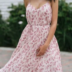 Lush Carmen Pleated Cami Dress Clothing