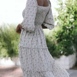 Mikarose Tammy Smocked Midi Dress