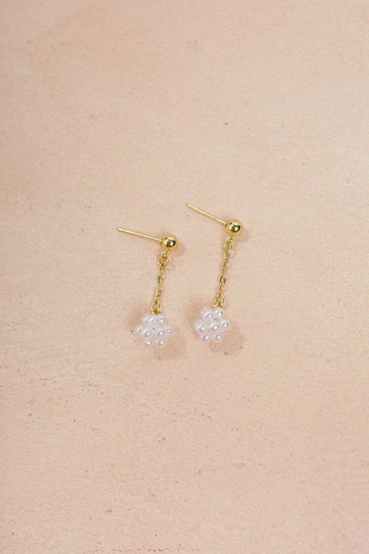 Girly Margo Pearl Drop Earrings Accessories