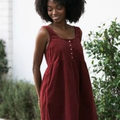 Wishlist Clothing Hayden Corduroy Babydoll Dress