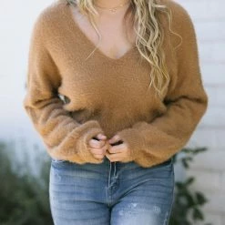 Hyfve Clothing Raven Cropped Eyelash Sweater