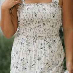 Illa Illa Leslie Smocked Tiered Dress Maternity Friendly