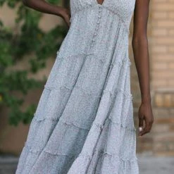 Storia Maternity Friendly Beth V-Neck Cami Dress