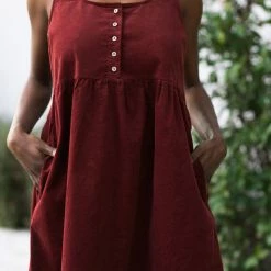 Wishlist Clothing Hayden Corduroy Babydoll Dress