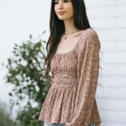 Blue B Clothing Marion Puff Sleeve Blouse