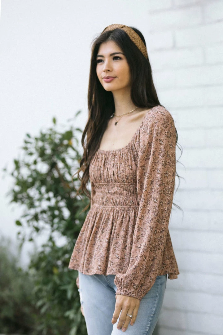 Blue B Clothing Marion Puff Sleeve Blouse