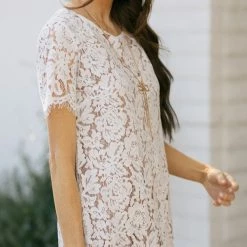 Space 46 Bridal Evie Lace Shift Dress